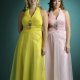 Варианты модных вечерних платьев для полных – видео и фото примеры