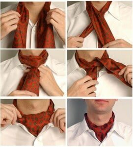 завязывание галстука