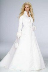 зимние свадебные платья