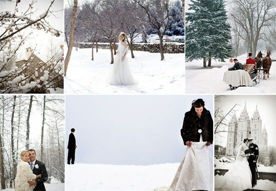 зимняя свадьба 