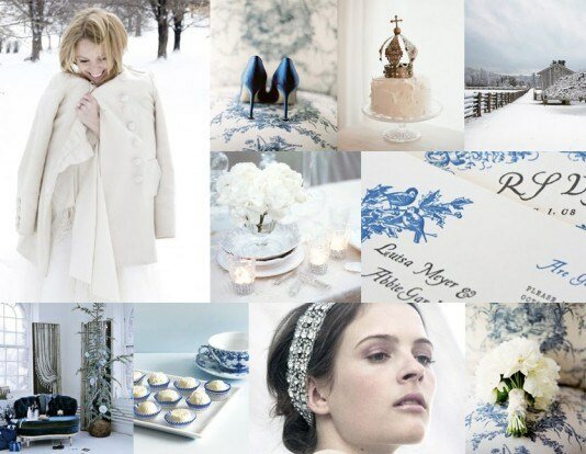 свадьба зимой 