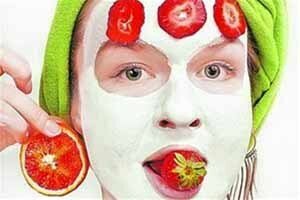 Маска с фруктами для лица